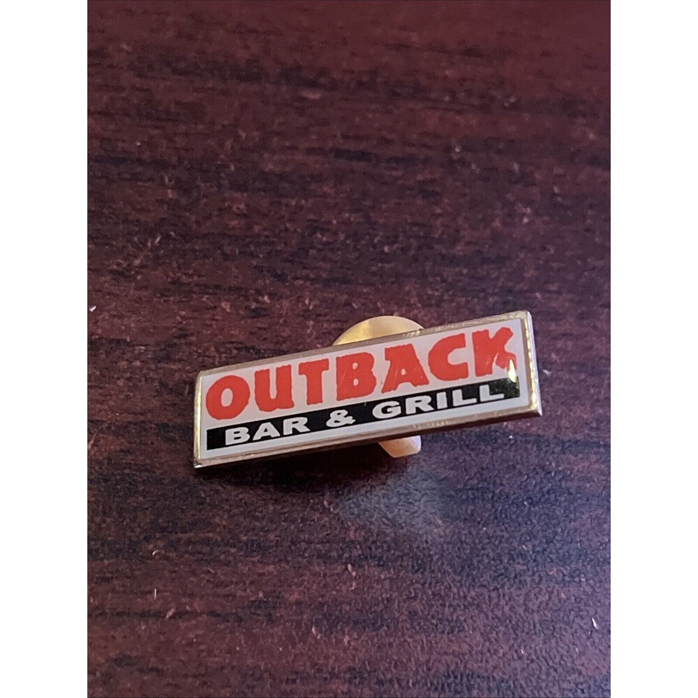 Outback Steakhouse Bar & Grill Logo Lapel Hat Pin
